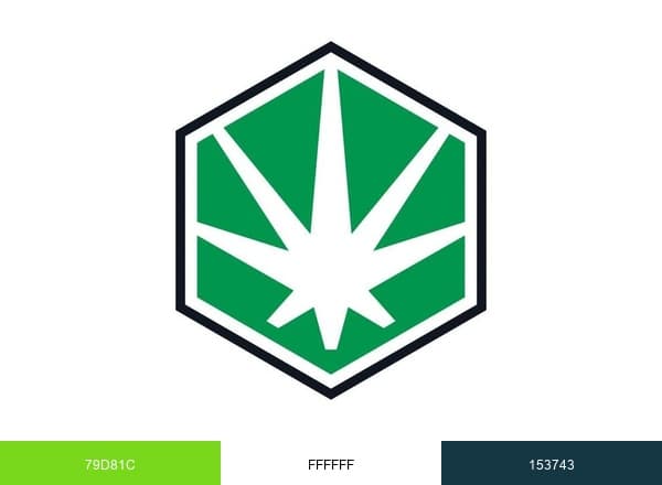 Thrive Cannabis Marketplace brand color palette