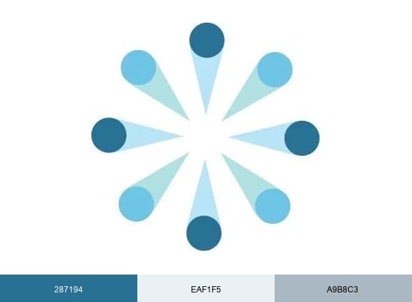 Thriving Center of Psychology brand color palette