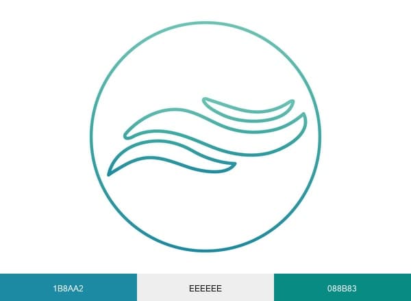 Tidal Physiotherapy and Performance brand color palette