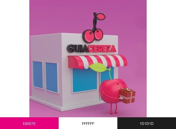 GuíaCereza.com brand color palette