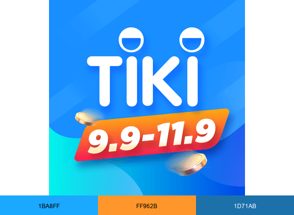 Tiki Corporation brand color palette