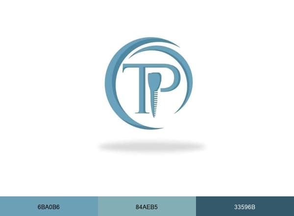 Tindal Prosthodontics brand color palette