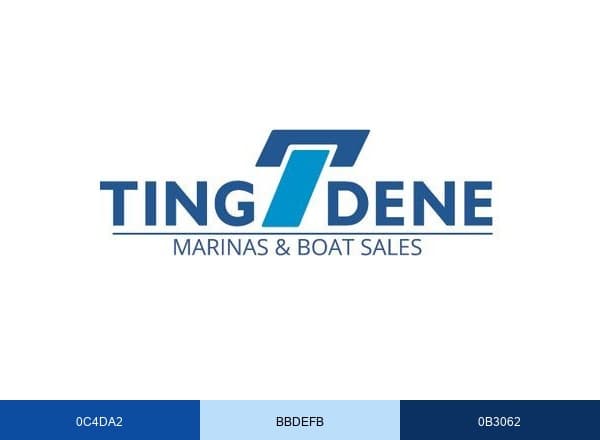 Tingdene Marinas & Boat Sales brand color palette