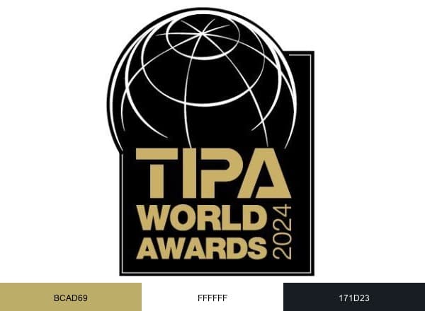 TIPA World Awards brand color palette