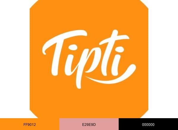 Tipti brand color palette