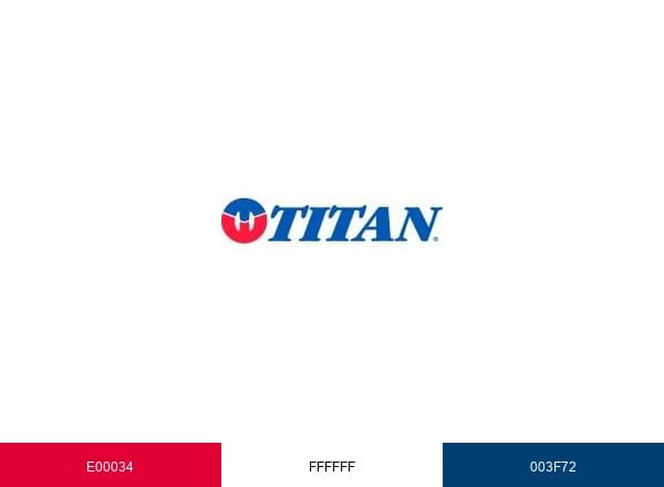 Titan International brand color palette