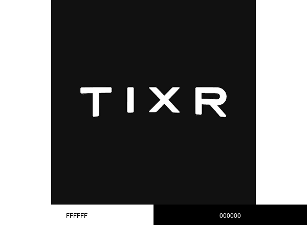 Tixr brand color palette