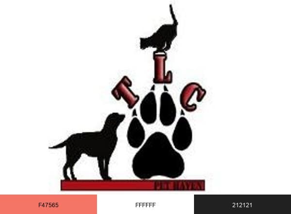 TLC Pet Haven brand color palette