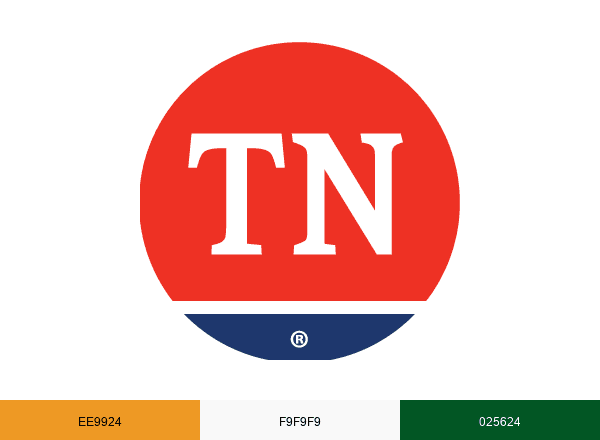 Tennessee State Government brand color palette