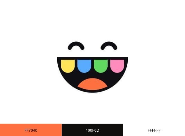 Toca Boca brand color palette