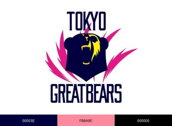 東京グレートベアーズ brand color palette