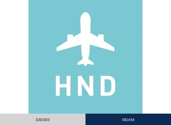 羽田空港公式_運用情報_haneda_airport brand color palette