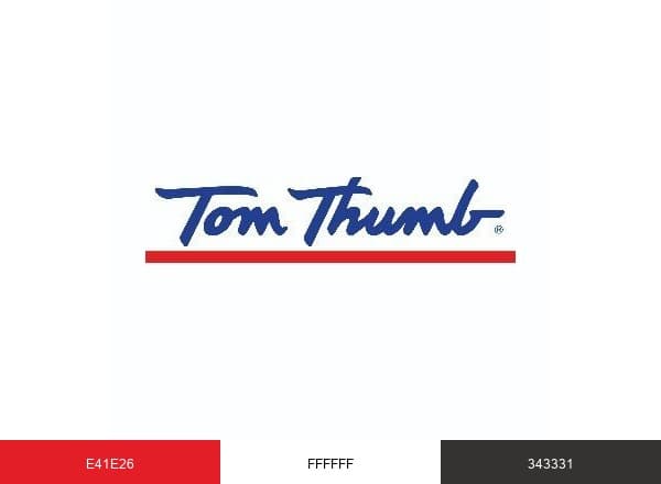 Tom Thumb brand color palette