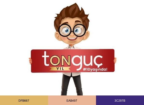 tonguçAKADEMİ brand color palette