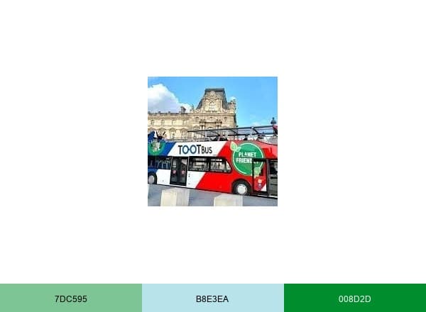 Tootbus brand color palette