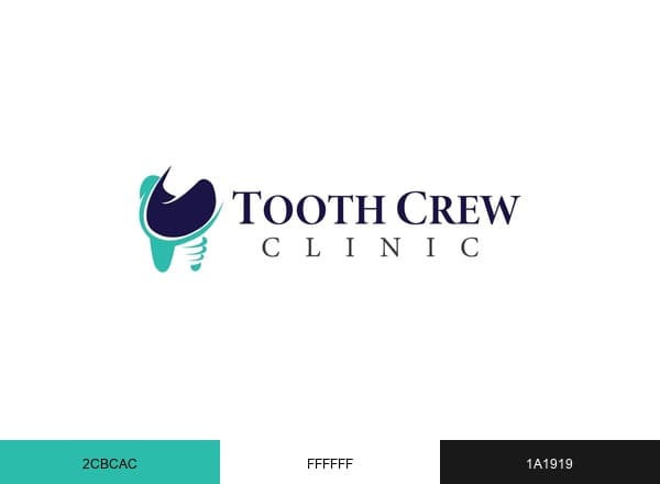 Tooth Crew Clinic Islamabad brand color palette