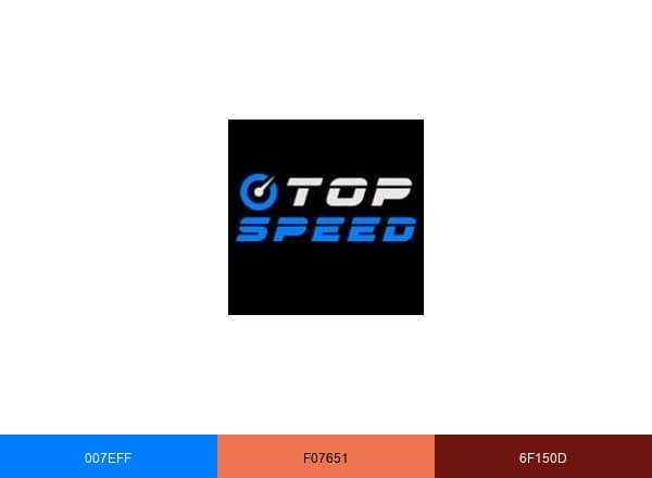 TopSpeed.com brand color palette