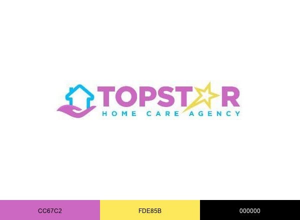 TopStar Home Care Agency brand color palette