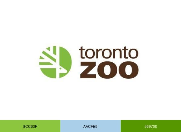 The Toronto Zoo brand color palette