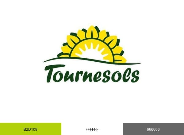Tournesols brand color palette