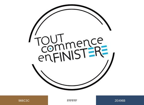 Tout commence en Finistère brand color palette