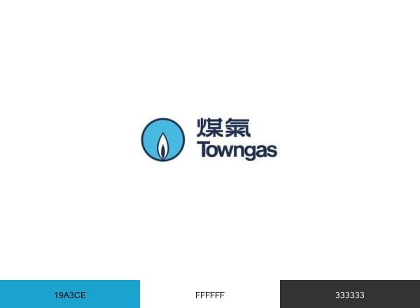 Towngas brand color palette