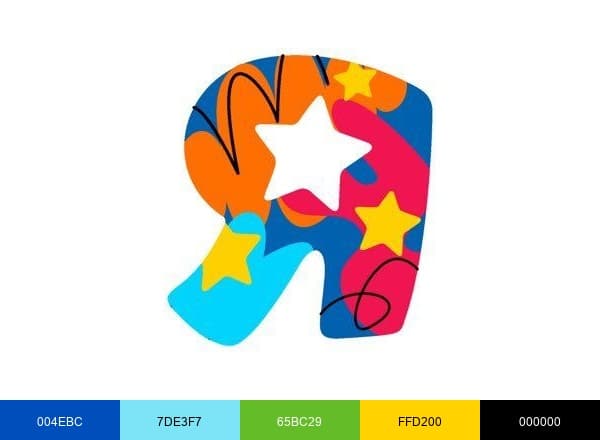 ToysRUs brand color palette