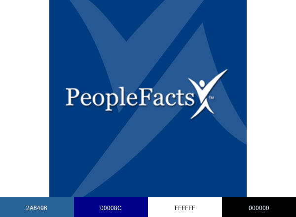 PeopleFacts brand color palette