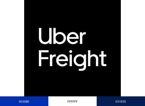 Uber Freight brand color palette
