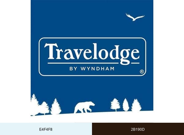 Travelodge Hotels brand color palette