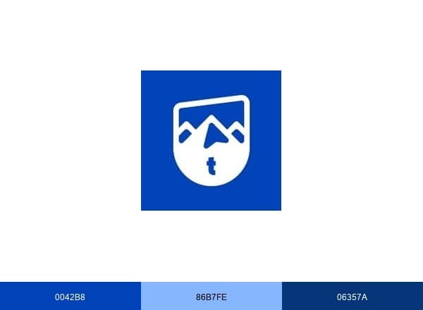 Travelski brand color palette