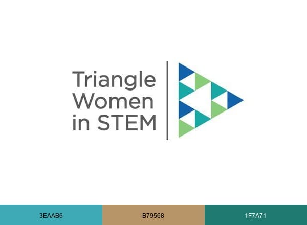 Triangle Women in STEM brand color palette