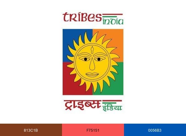 TRIBES INDIA brand color palette