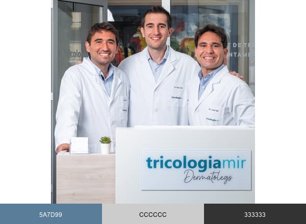 Tricologiamir brand color palette