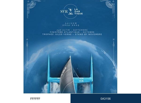 Trimaran SVR-LAZARTIGUE brand color palette
