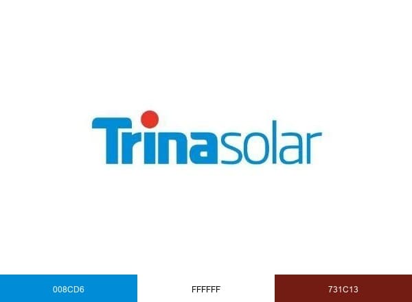 Trinasolar brand color palette