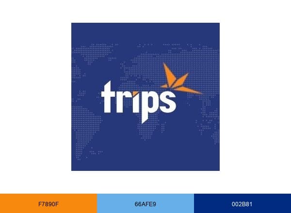 Trips.pk brand color palette