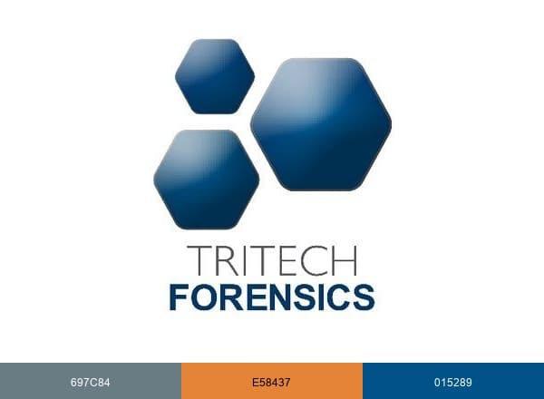 TRITECH FORENSICS brand color palette