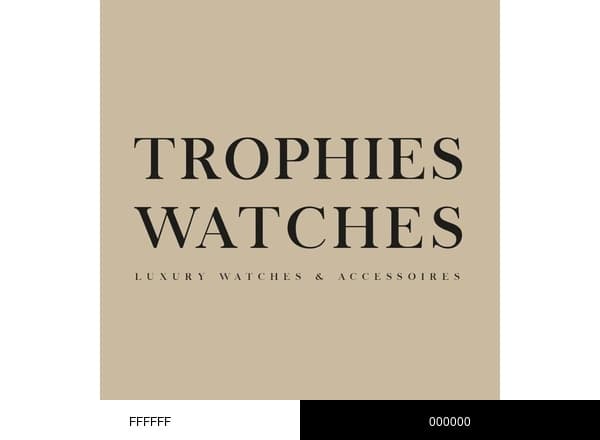 Trophies Watches brand color palette