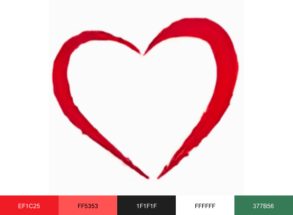 The Really Useful Cardiology Company brand color palette