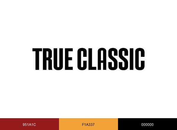True Classic brand color palette