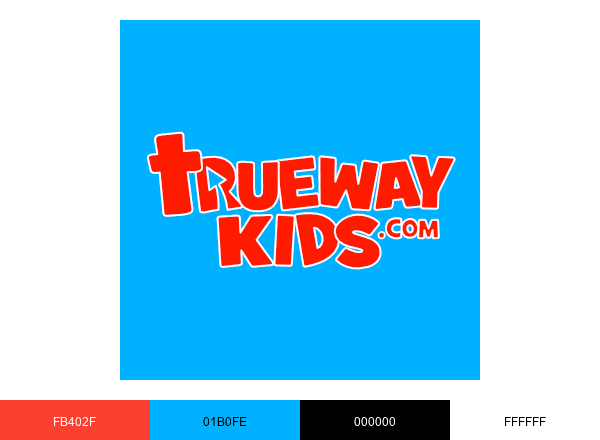 Trueway Kids brand color palette