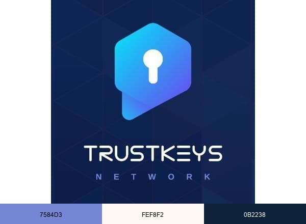TrustKeys Network brand color palette