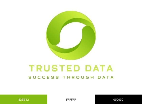 Trusted Data Technologies brand color palette
