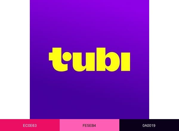 Tubi brand color palette