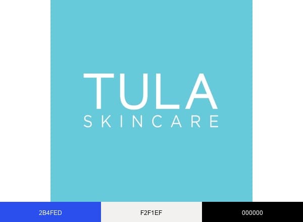 TULA brand color palette