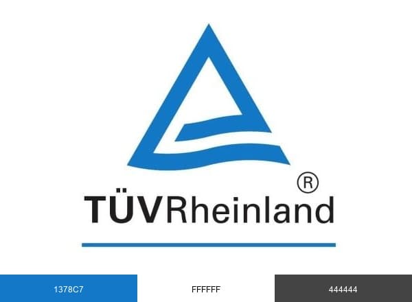 TÜV Rheinland Group brand color palette