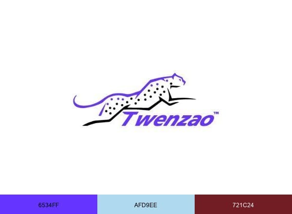 Twenzao brand color palette