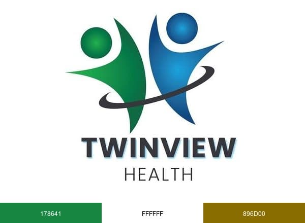 TwinView Health brand color palette