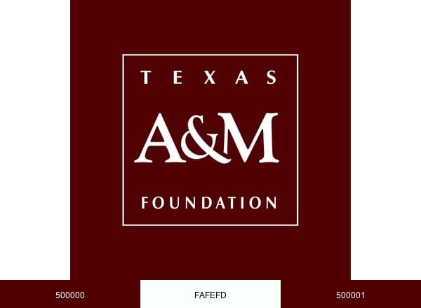 Texas A&M Foundation brand color palette